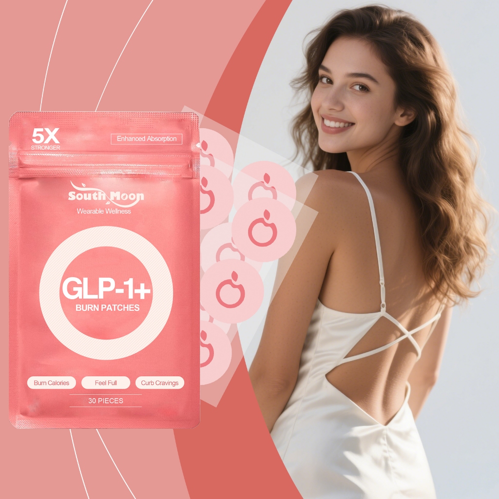 South&Moon GLP-1 Patch Pure Natural สําหรับผู้หญิงและผู้ชาย (30 แผ่น)