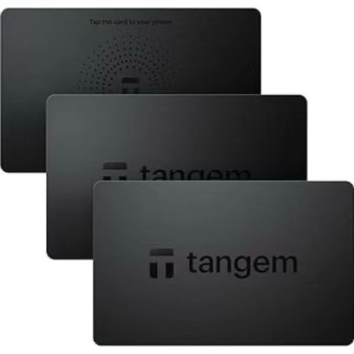 TANGEM Wallet Pack of 3 - กระเป๋าเงิน Crypto Secure - การจัดเก็บความเย็นที่เชื่อถือได้สําหรับ Bitcoi