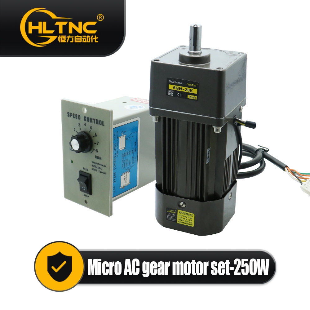 เกียร์ลดรอบ 250W 44N.m 5RPM ลดความเร็วรอบ งาน CNC งานหนัก HLTNC