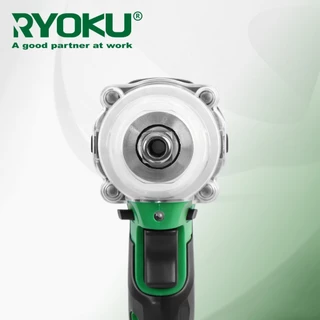 RYOKU สว่านกระแทกไร้สาย 20v ไร้แปรงถ่าน 2.6Ah พร้อมแบตเตอรี่ 2 ก้อน และเครื่องชาร์จ 1 อัน