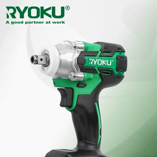 RYOKU สว่านกระแทกไร้สาย 20v ไร้แปรงถ่าน 2.6Ah พร้อมแบตเตอรี่ 2 ก้อน และเครื่องชาร์จ 1 อัน