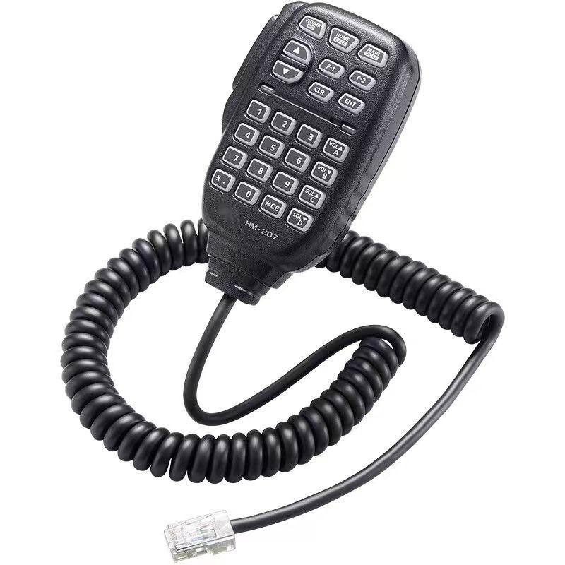 HM-207 รีโมทคอนโทรลไมโครโฟนคีย์บอร์ดสําหรับ ICOM IC-2730E 2730A ID-5100A 5100E วิทยุ RJ45 PTT Mic Pr