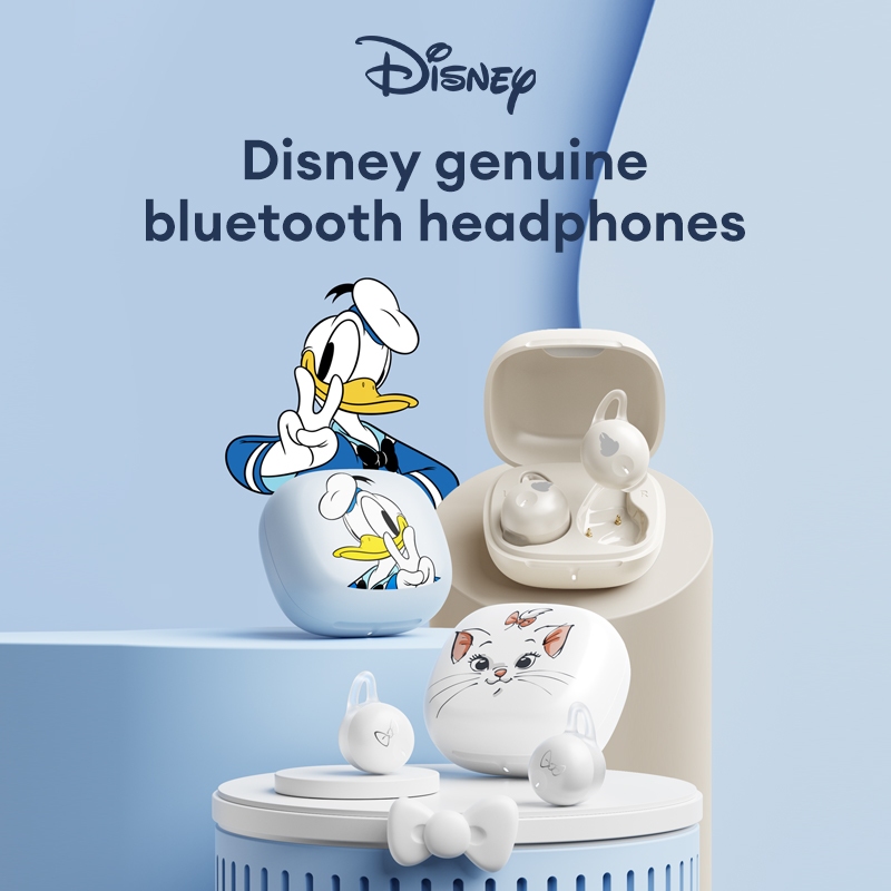 Disney QS-O05 หูฟังบลูทูธหูฟังไร้สายไฮไฟสเตอริโอตัดเสียงรบกวนกันน้ําสมาร์ทสัมผัส