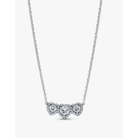 2026 NewS925 Three Heart Necklace / DIY Fashion Simple Necklace