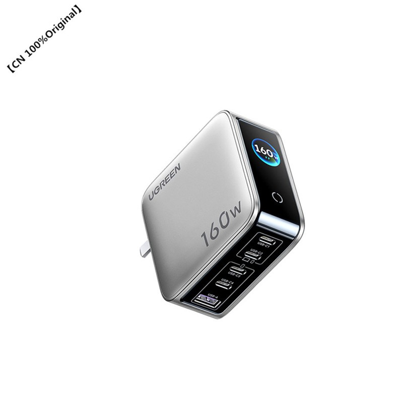 UGREEN CN 100% OriginalUgreen 160W GaN USB C แล็ปท็อปชาร์จ, 5-Port PD 3.1 PPS Fast Charger สําหรับ IP 17/16/15/14/13/12/11/X Series