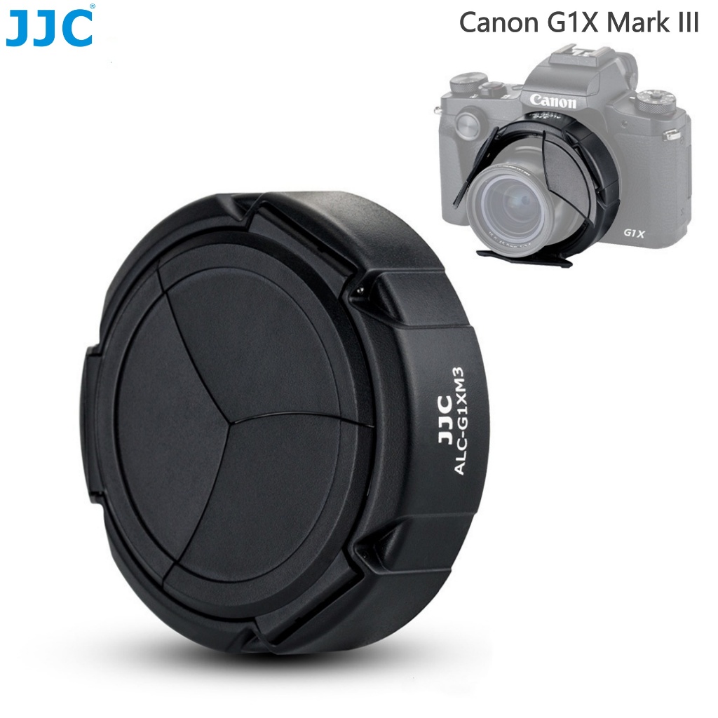Jjc ฝาครอบเลนส์กล้อง เปิดปิดอัตโนมัติ สําหรับ Canon PowerShot G1X Mark III G1X M3 G1XM3
