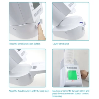 Automatic Upper Arm Blood Pressure Monitor with Voice Report, Large Display, Inner Comfort Cuff, Heart Rate & Irregular Heartbeat Detection – Home Use for Elderly & Family