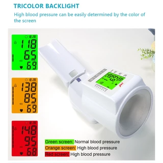 Automatic Upper Arm Blood Pressure Monitor with Voice Report, Large Display, Inner Comfort Cuff, Heart Rate & Irregular Heartbeat Detection – Home Use for Elderly & Family