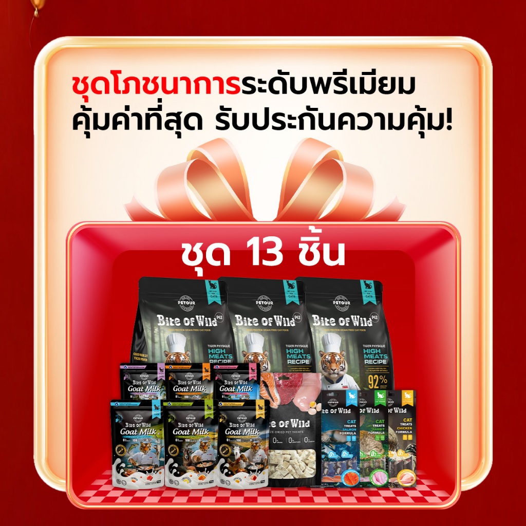 Bite Of Wild New Year's Total Nutrition Cat Food Suitable for All Of Ages
