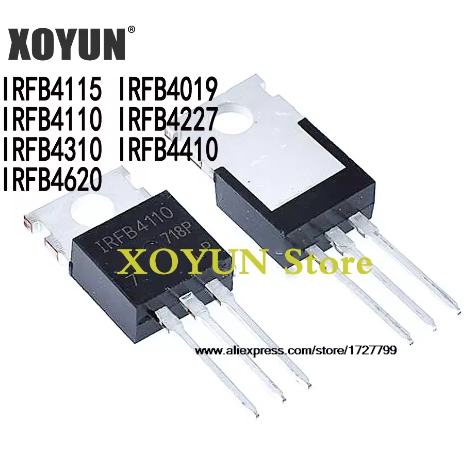 5PCS IRFB4115PBF IRFB4115 TO-220 IRFB4019 IRFB4110 IRFB4227 IRFB4310 IRFB4410 IRFB4620 IRFB4019PBF I