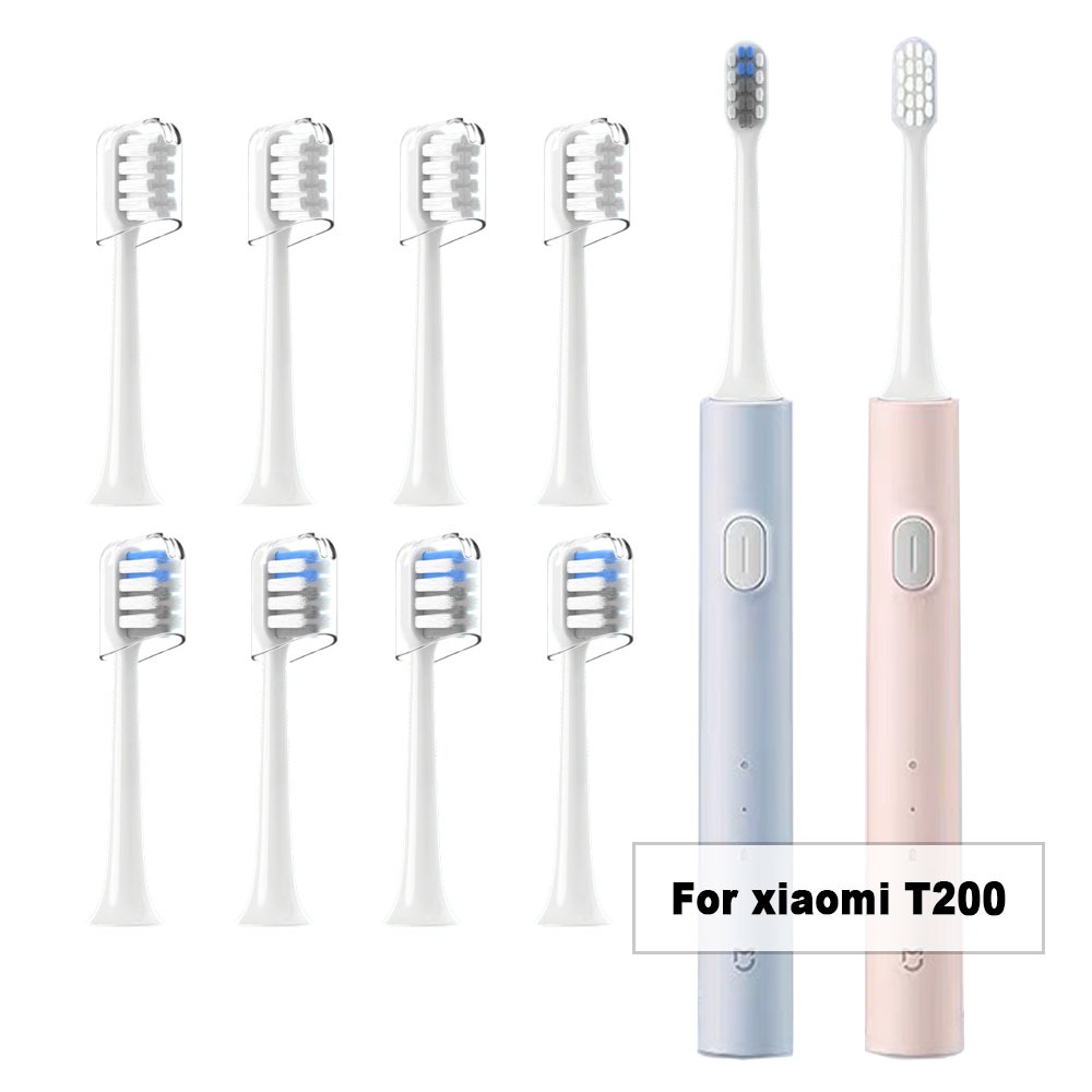 เปลี่ยนหัวแปรงสําหรับ Xiaomi Mijia T200 แปรงสีฟันไฟฟ้าโซนิค – 12 แพ็ค 产品 室内容型刷头,เหมาะสําหรับ Xiaomi 