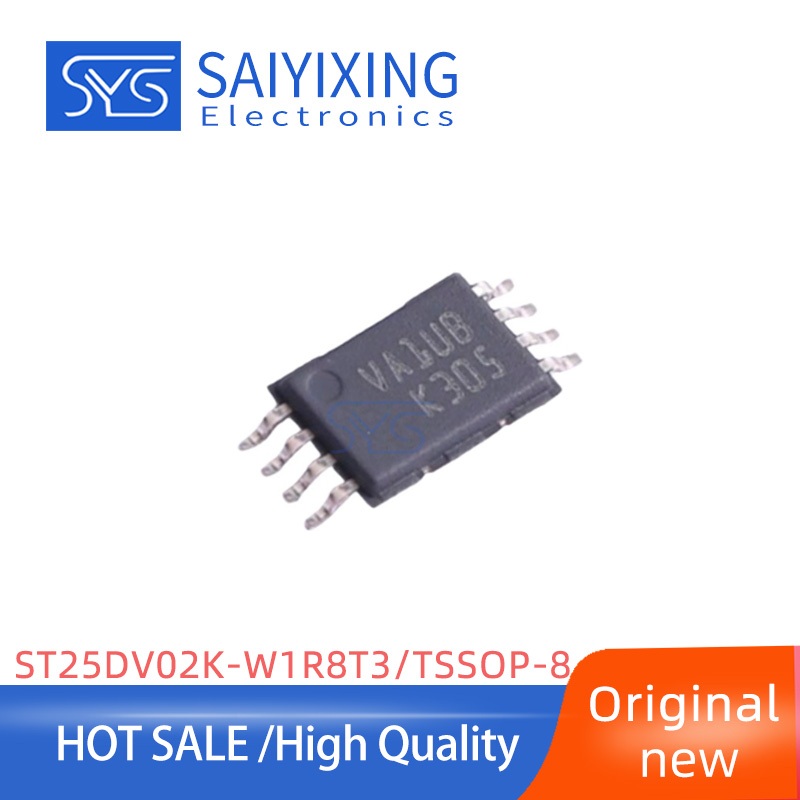 10PCS ใหม่ ST25DV02K-W1R8T3 บรรจุภัณฑ์ TSSOP-8 ชิปการ์ด RF