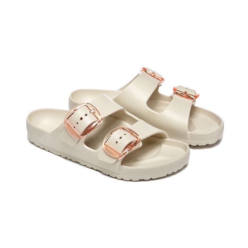 Birken&stock หัวเข็มขัดขนาดใหญ่ EVA รองเท้าแตะชายหาดปุ่มคู่สําหรับผู้ชายและผู้หญิง Florida 36-40(5 สี) - รูปที่ 2