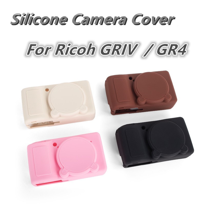สําหรับ Ricoh GRIV GR4 ซิลิโคนเกราะผิวกรณีกระเป๋ากล้องป้องกัน Body Cover Protector
