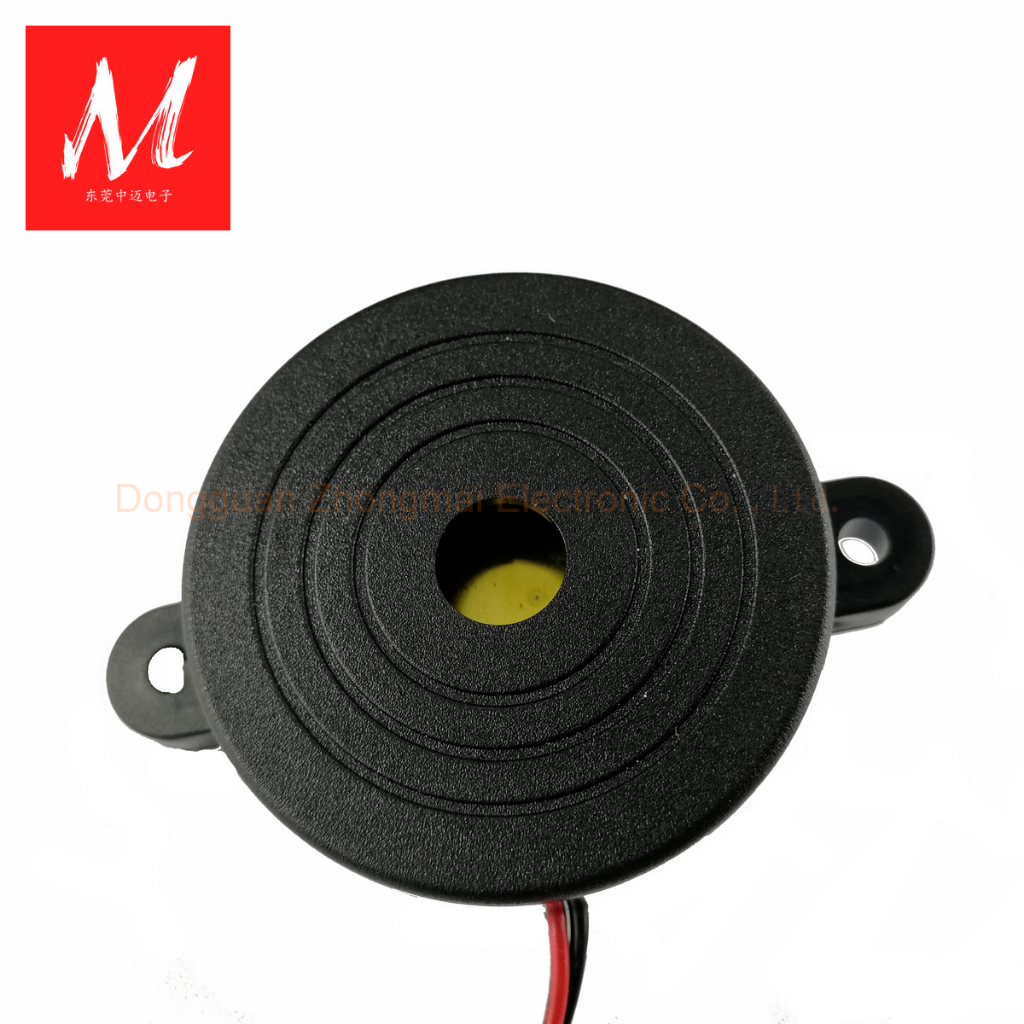 4216 12VDC Active Piezo Buzzer Piezoelectric Sound Beeper Continous Sound Car Accessries สีดํา 2 ชิ้