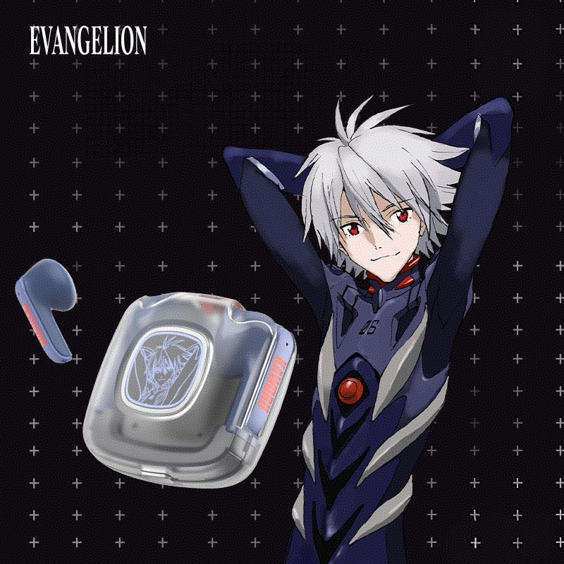 Neon Genesis Evangelion Kaworu Nagisa หูฟังบลูทูธไร้สายตัวละครอนิเมะแรงบันดาลใจหูฟังสเตอริโอไร้สายที