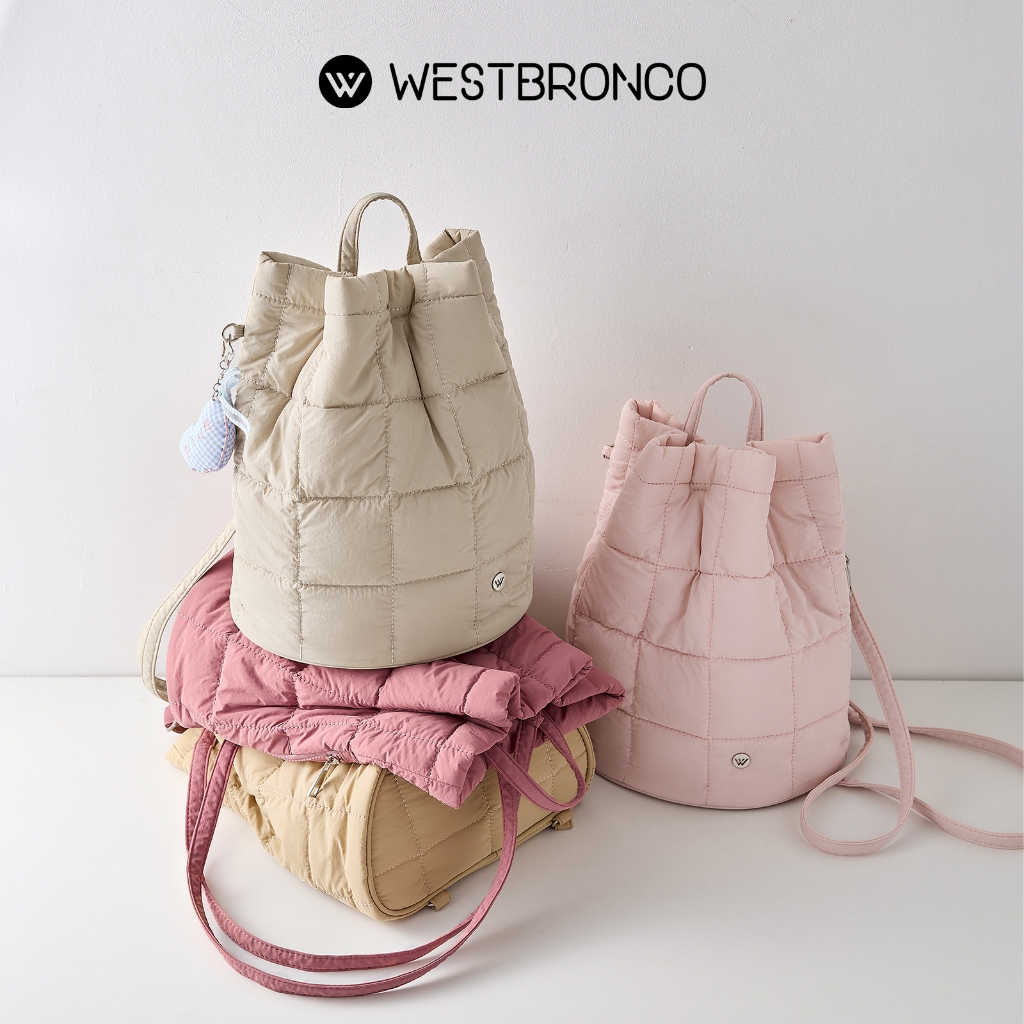 Westbronco รุ่นEclairs (เอแคลร์) — ความจุขนาดใหญ่, ปิดด้วยเชือกรูด, น้ำหนักเบา และดีไซน์ทันสมัย