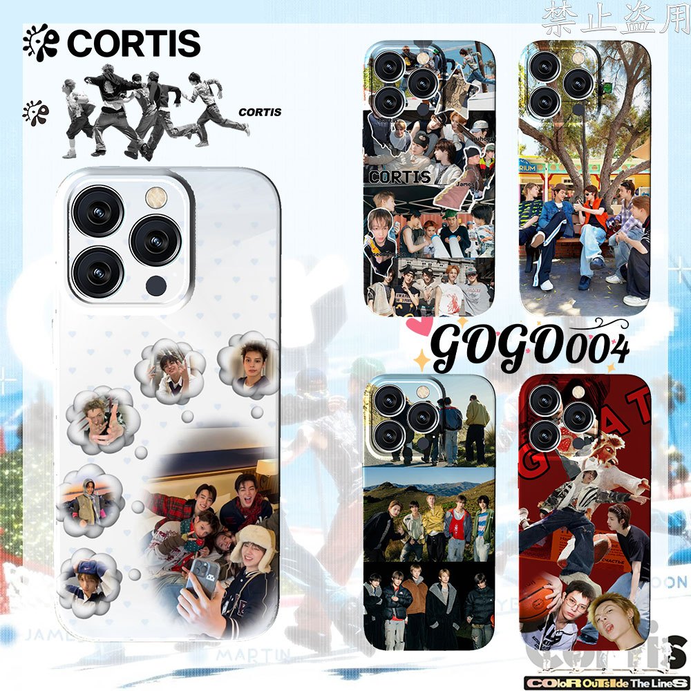 Cortis โทรศัพท์มือถือส่วนบุคคลกรณีต้นฉบับการ์ตูนฟิล์มเปลือกฝาครอบเหมาะสำหรับ iPhone Case#05