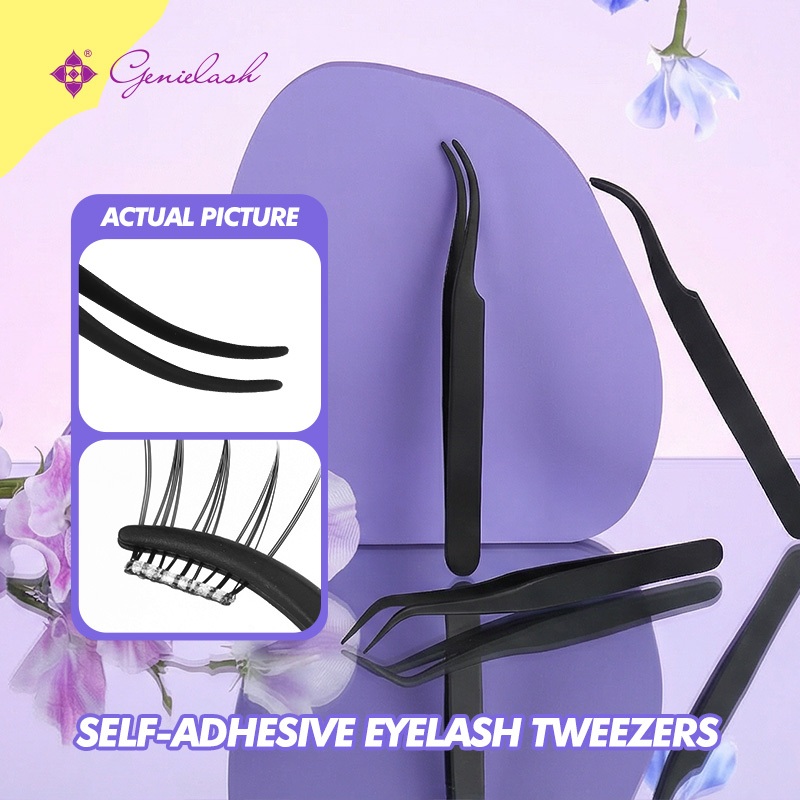 【เครื่องมือต่อขนตา Diy】แหนบสเตนเลส ป้องกันไฟฟ้าสถิตย์ ความแม่นยําสูง สําหรับผู้เริ่มต้น