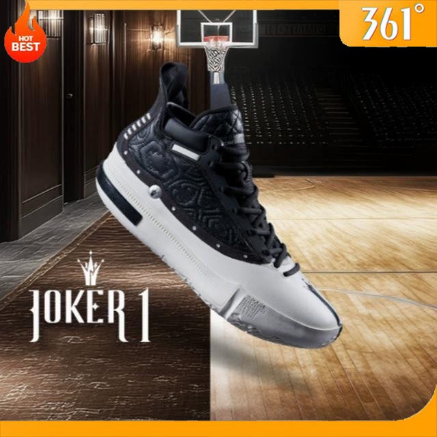 【จัดส่งจากกรุงเทพฯ ส่งเร็ว】361 Degrees Joker 1 รองเท้าบาสเก็ตบอลผู้ชายสูงด้านบนปฏิบัติสวมทนกีฬา 672521123