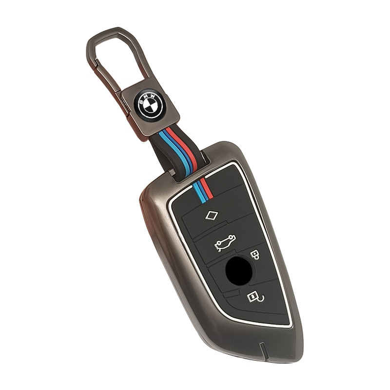 [ของขวัญหรูหรา] เคสกุญแจรถพร้อมพวงกุญแจสําหรับ Bmw F10 F11 F20 F30 F31 F34 G05 G20 G30 X1 X3 X4 X5 X6