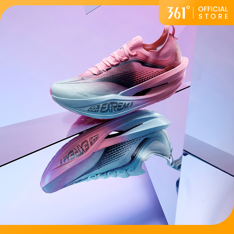 361 Degrees Furious Future 2.0 | รองเท้าวิ่งแผ่นคาร์บอนมาราธอนมืออาชีพ รองเท้าวิ่งผู้ชายการกำหนดค่าสูงสุดอัพเกรดอย่างเต็มที่ 672512201