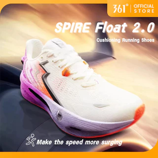 【จัดส่งในไทย】361 Degrees Spire Float Ⅱ| รองเท้าวิ่งสำหรับผู้ชาย พื้นนุ่ม ใส่สบาย รองรับแรงกระแทกได้ดี ทรงเท้ากว้าง รองเท้าผ้าใบเนื้อนุ่ม 572512201