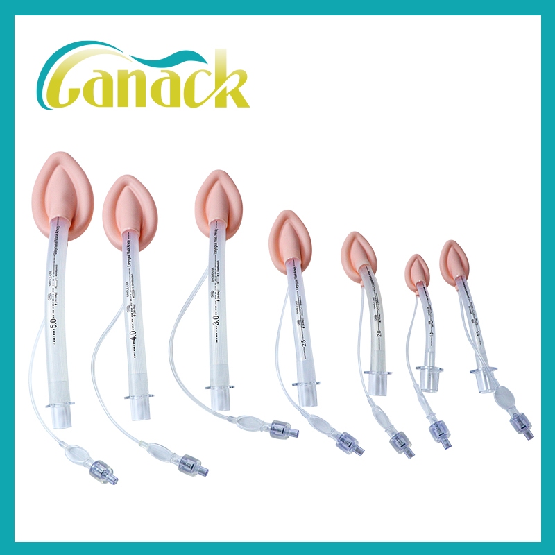 Canack Silicone Laryngeal Mask Airway Disposable Steile LMA สําหรับเด็กผู้ใหญ่ Anesthesia Surgery