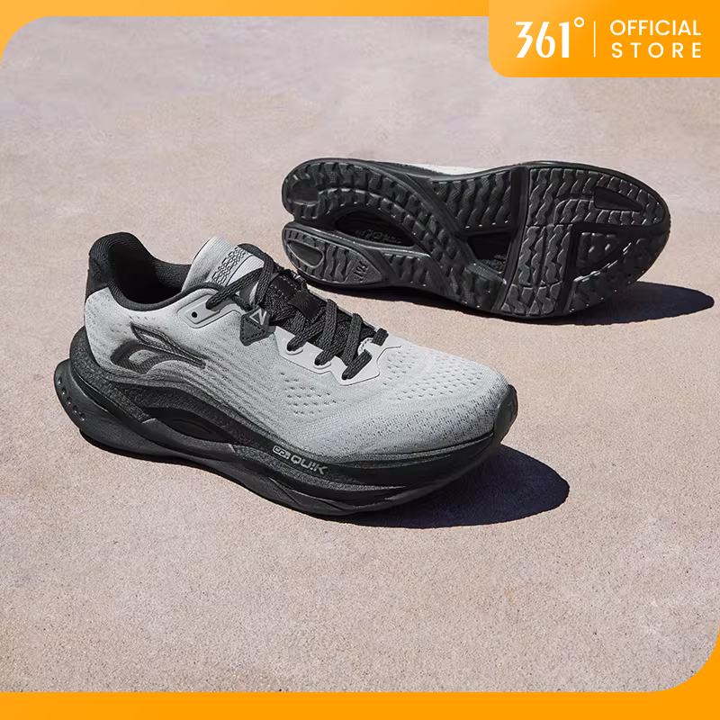 【Wide】361 Degrees Fierce 5.0丨รองเท้าวิ่งชายแบบหน้ากว้าง ระบายอากาศได้ดี ดูดซับแรงกระแทก 672522218