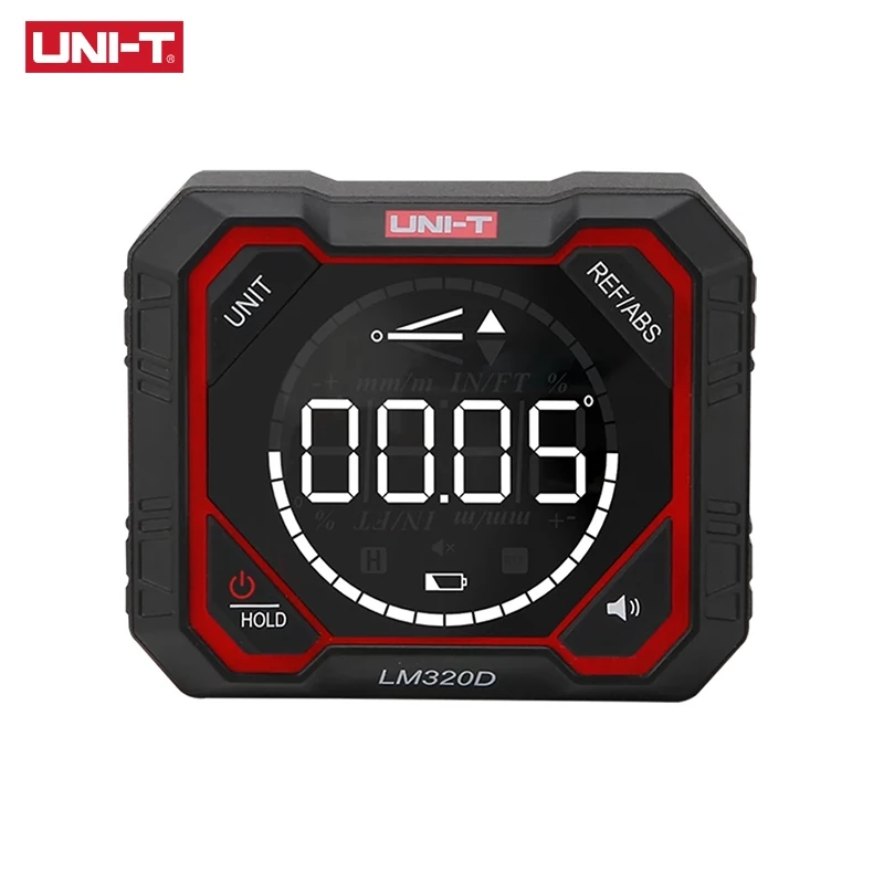 UNI-T ระดับน้ำดิจิทัล เครื่องวัดมุม มิเตอร์วัดมุมเอียง LM320C LM320F Laser Inclinometer(Magnetic) Digital Angel Meter