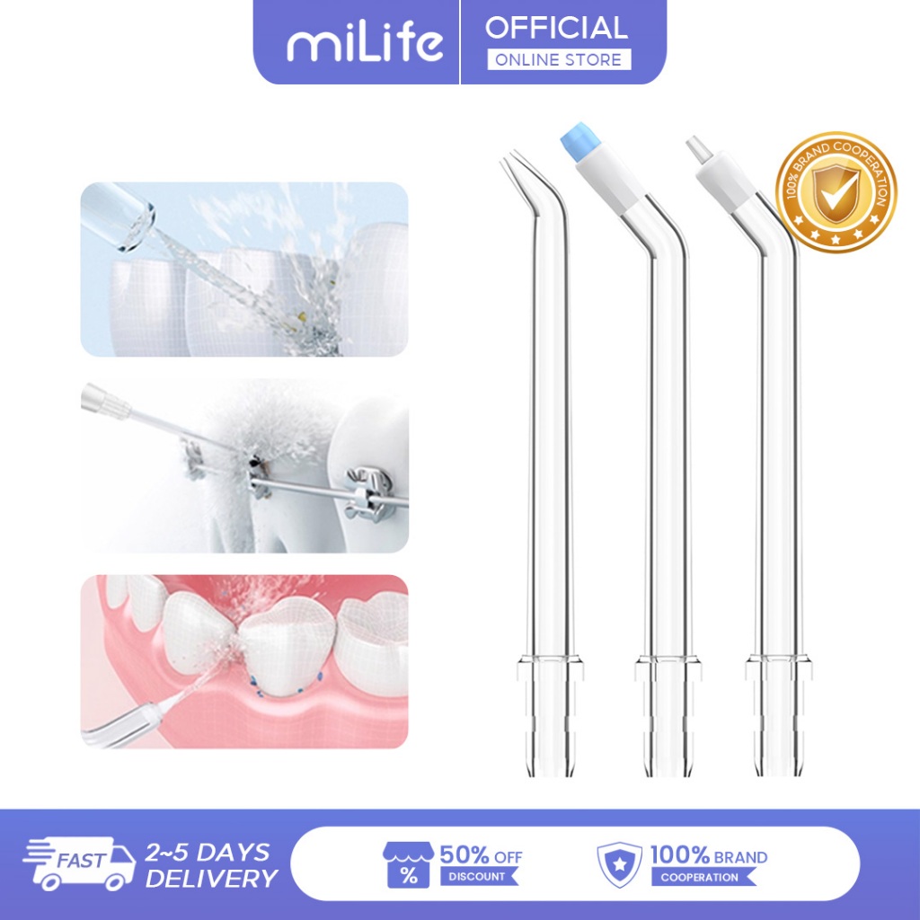 MiLife Water Flosser หัวฉีดสําหรับ MiLife Water Flosser ME0803 เท่านั้นหัวฉีด
