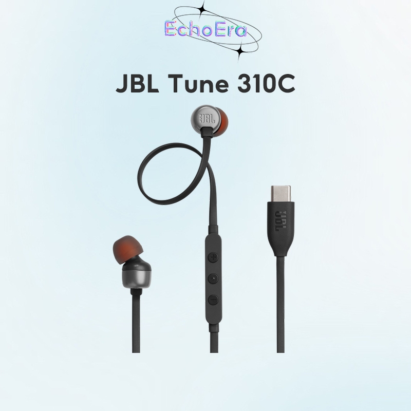 JBL Tune 310C หูฟังอินเอียร์ความละเอียดสูงแบบมีสาย เข้ากันได้กับอุปกรณ์ USB-C,JBL Pure Bass เสียง