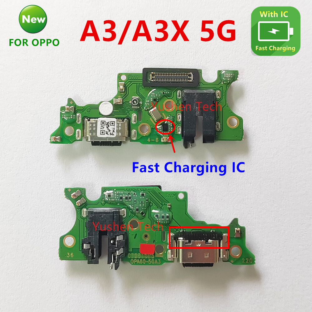 Fast charge สําหรับ OPPO A3 5G / A3X 5G USB ชาร์จพอร์ตบอร์ดเชื่อมต่อแท่นชาร์จซ็อกเก็ต USB BOARD pad