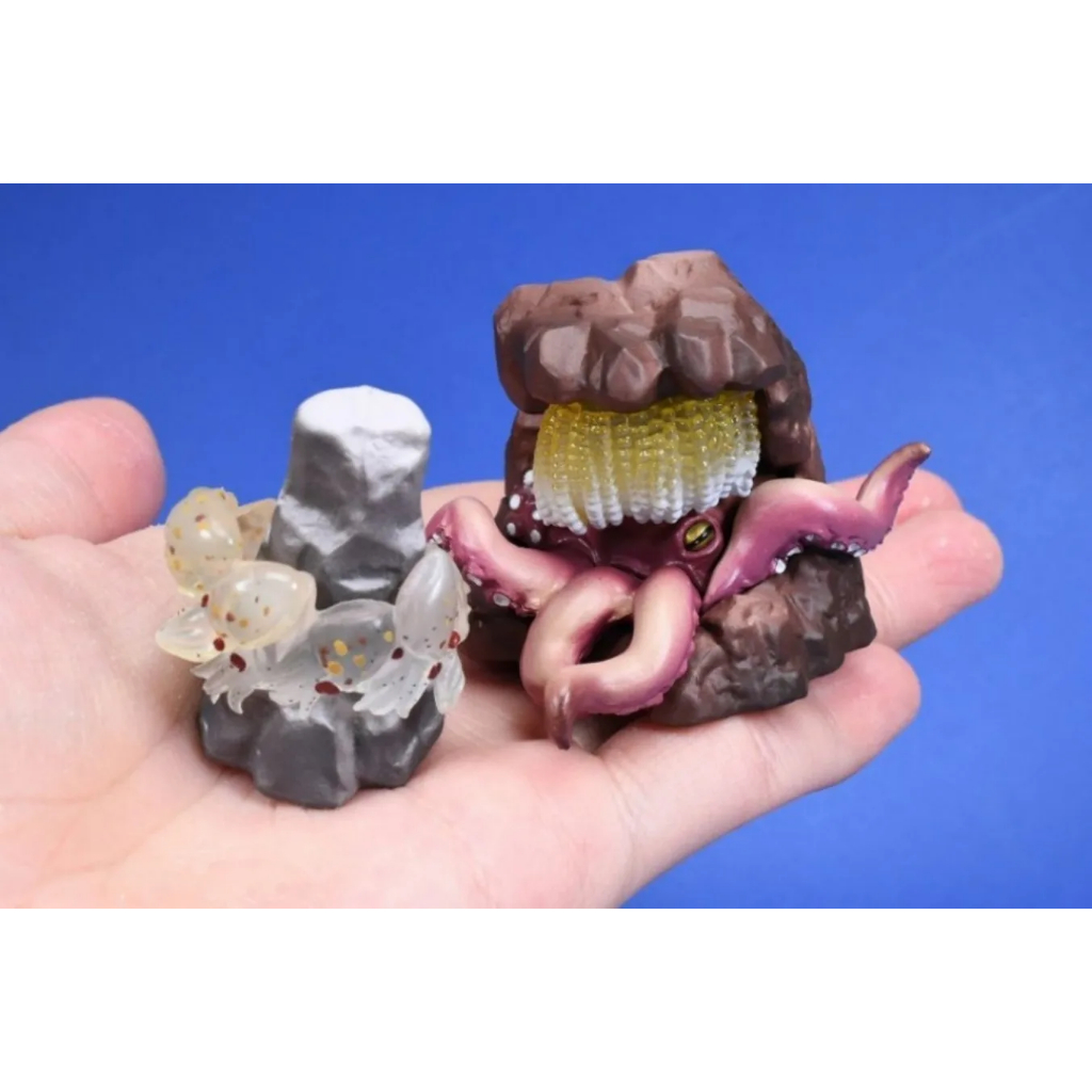 Stasto ของแท้จากญี่ปุ่นของเล่นแคปซูล ฟิกเกอร์ปลาหมึกยักษ์ 3 มิติ ของเล่นปลาหมึก สัตว์ทะเล ของประดับ‌ - รูปที่ 6