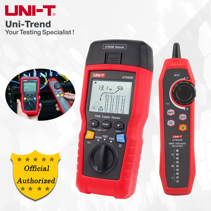 แท้ ส่งจากไทย UNI-T UT685B KIT เครื่องทดสอบติดตามสายแลนด์ LAN wire tracker ดิจิตอล เทส POE ได้ LAN W