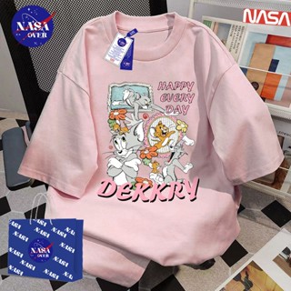 【จัดส่งตลอด 24 ชั่วโมง】🔥NASA ฤดูร้อน oversize แขนสั้น ลายการ…