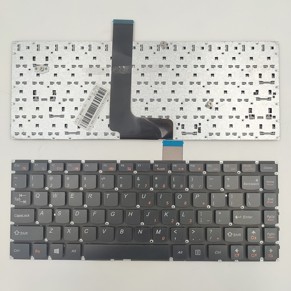 แป้นพิมพ์แล็ปท็อป US สําหรับ Lenovo M490S M4400S B4400S B4450S B490S M495S ไม่มีจุดไม่มี backlit สีด