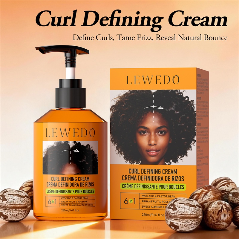 LEWEDO Hair Curling Cream Moisturizing Dinning & Repairing Waves Curls & Frizz เสริมคลื่น