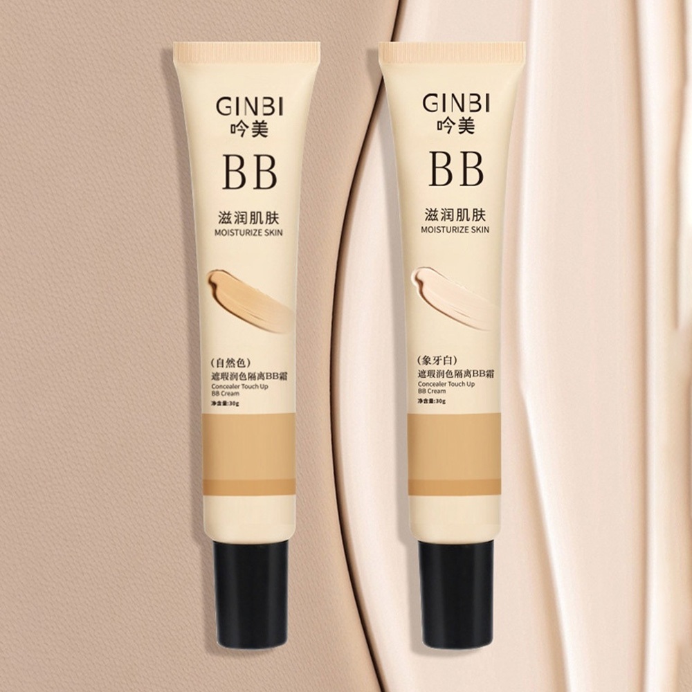 【FREE GIFT】GINBI Liquid Foundation BB Cream Brightens Skin Tone Isolation Lasting Non-Greasy Student Waterproof Moisturizing Liquid Foundation - รูปที่ 5