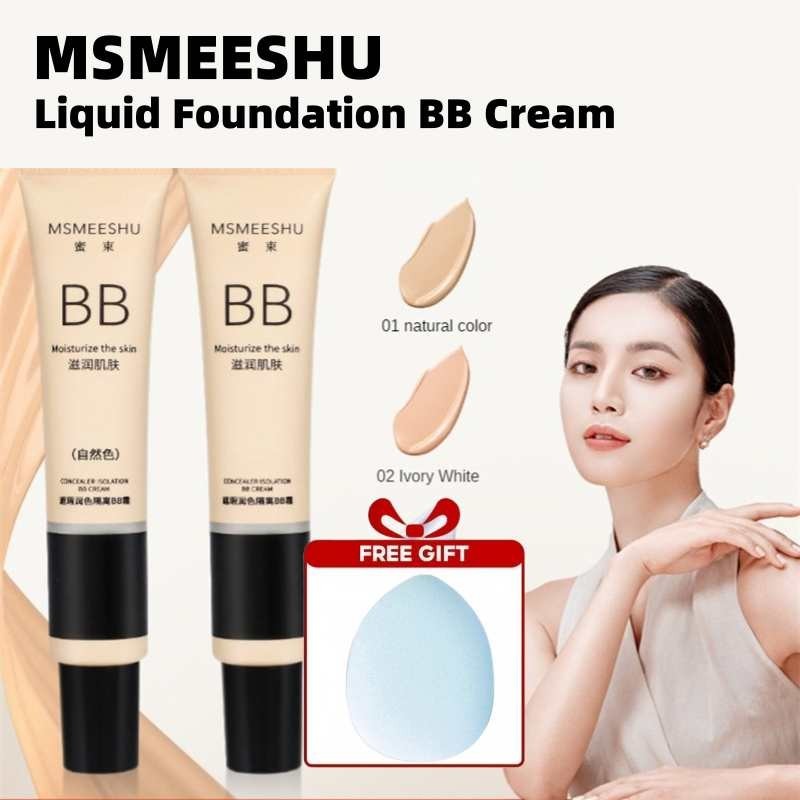 【FREE GIFT】GINBI Liquid Foundation BB Cream Brightens Skin Tone Isolation Lasting Non-Greasy Student Waterproof Moisturizing Liquid Foundation - รูปที่ 6