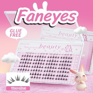 Large-Capacity Glue-Free False Eyelashes Mom Vitality Single Cluster Natural Thick Curling Daily Commuter Dating Novice