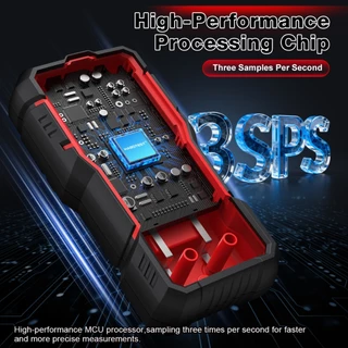 HABOTEST HT161A ( HT123 อัพเกรด ) มัลติมิเตอร์แบบดิจิตอล 600V การตรวจจับแรงดันไฟฟ้า AC/DC 4000 นับเพิ่มฟังก์ชั่นความจุ/จอแสดงผลพร้อมหน้าจอขนาดใหญ่ความละเอียดสูงและขาตั้ง