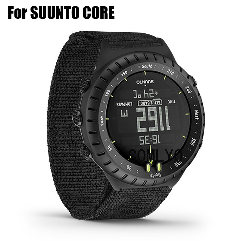 สําหรับ Suunto Core สายนาฬิกาอัจฉริยะไนลอน Loop Band สายรัดข้อมือนาฬิกาผู้หญิงผู้ชายสร้อยข้อมือ