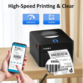 (ส่งด่วน2ชม) VOZY U9/T6/T11 WiFi Waybill เครื่องพิมพ์บลูทูธจัดส่งเครื่องพิมพ์ฉลากโทรศัพท์มือถือ USB Thermal Barcode เครื่องพิมพ์สติกเกอร์ฉลาก