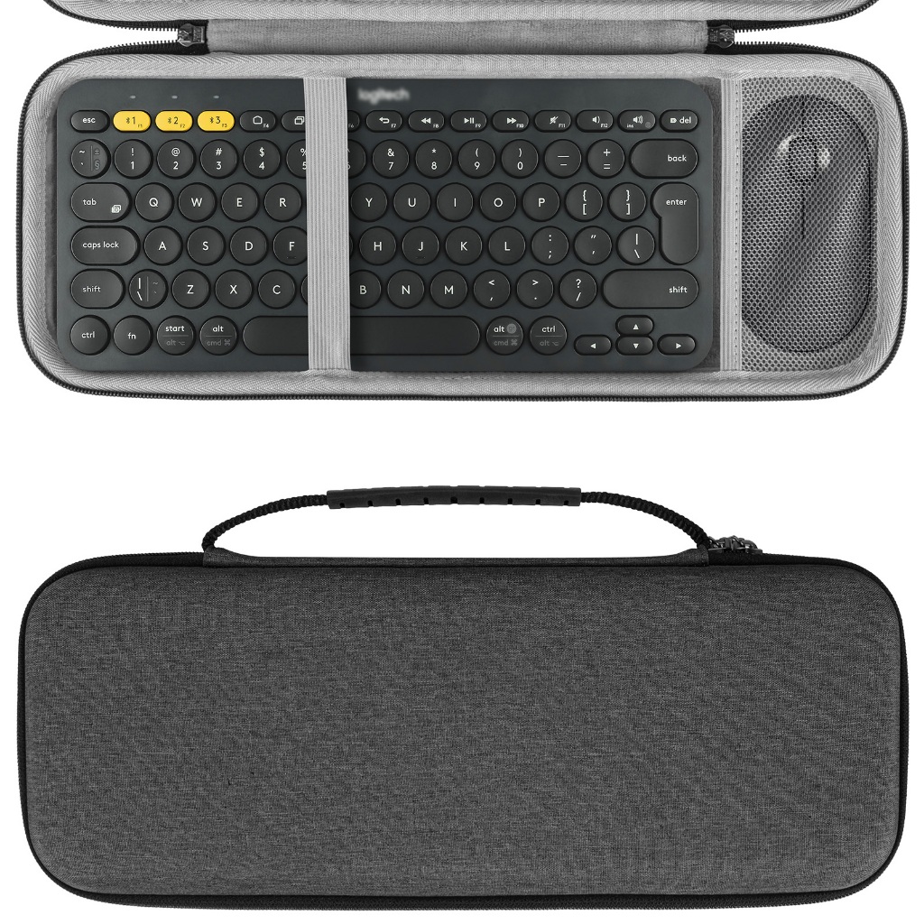 Geekria Hard Travel Carrying Case เข้ากันได้กับ Logitech K380s/K380 + M355/M350s, Keyboard and Pebbl