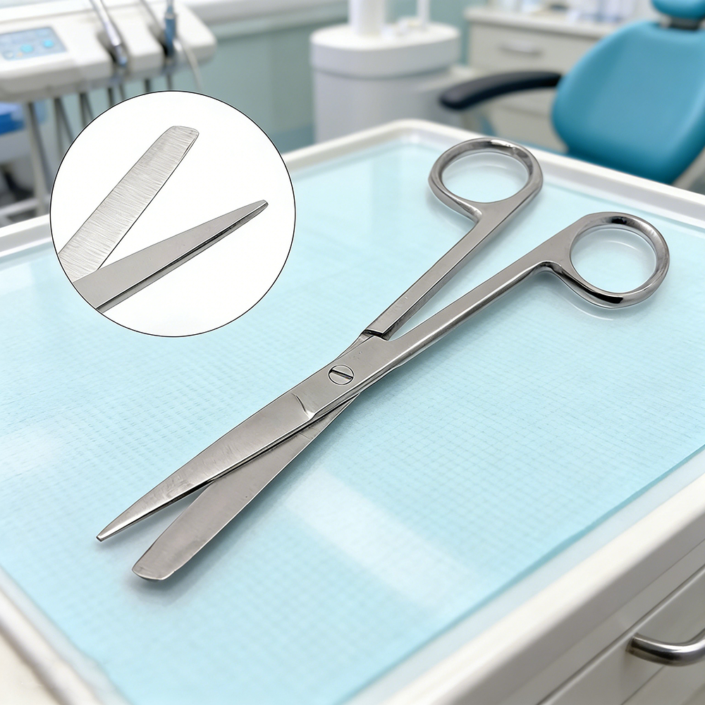14 ซม.กรรไกรผ่าตัดทางการแพทย์ตรง Dissecting เครื่องมือ Spencer Stitch Suture Removal กรรไกรทันตกรรมศัลยกรรมเครื่องมือ