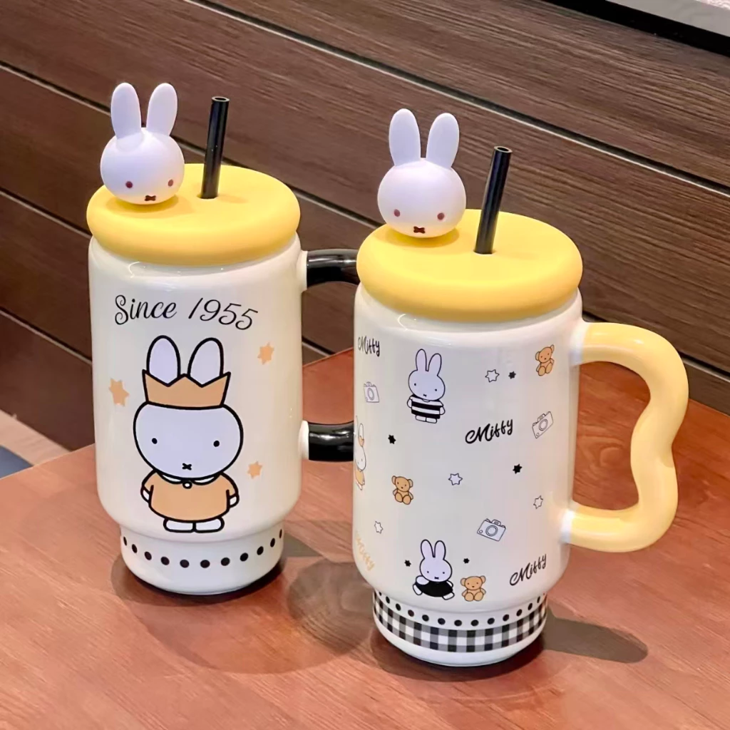 ส่งจากไทย🚚Miffy แก้วกาแฟ มัทฉะ ถ้วยมัทฉะ แก้วน้ำ แก้วการ์ตูน ตกแต่งคาเฟ่ ถ้วยเซรามิก ริเริ่มความคิด thumbnail 4