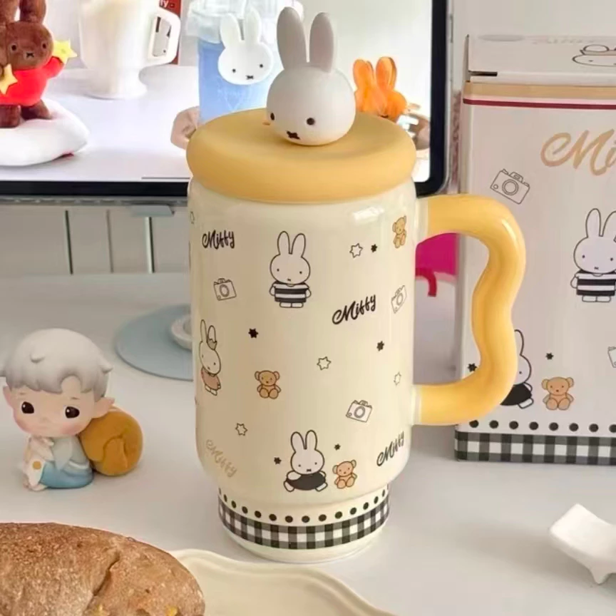 ส่งจากไทย🚚Miffy แก้วกาแฟ มัทฉะ ถ้วยมัทฉะ แก้วน้ำ แก้วการ์ตูน ตกแต่งคาเฟ่ ถ้วยเซรามิก ริเริ่มความคิด thumbnail 3