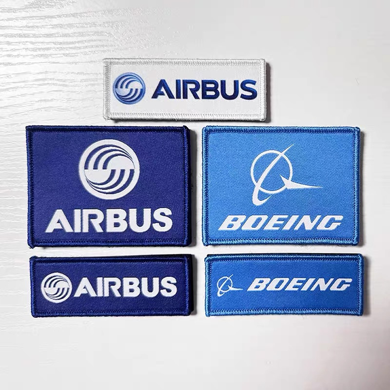Air Airbus Boeing Badge Air ปัก Patch กระเป๋าเป้สะพายหลัง Patch Airbus Boeing Badge