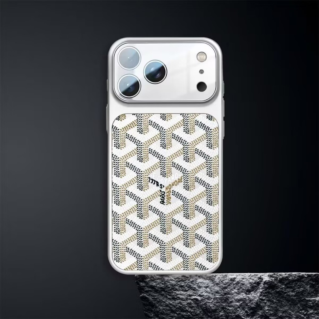 ฝาครอบโทรศัพท์แม่เหล็กแถบสีเงินสําหรับ iPhone 17Promax 17Pro 17 16 15 14
